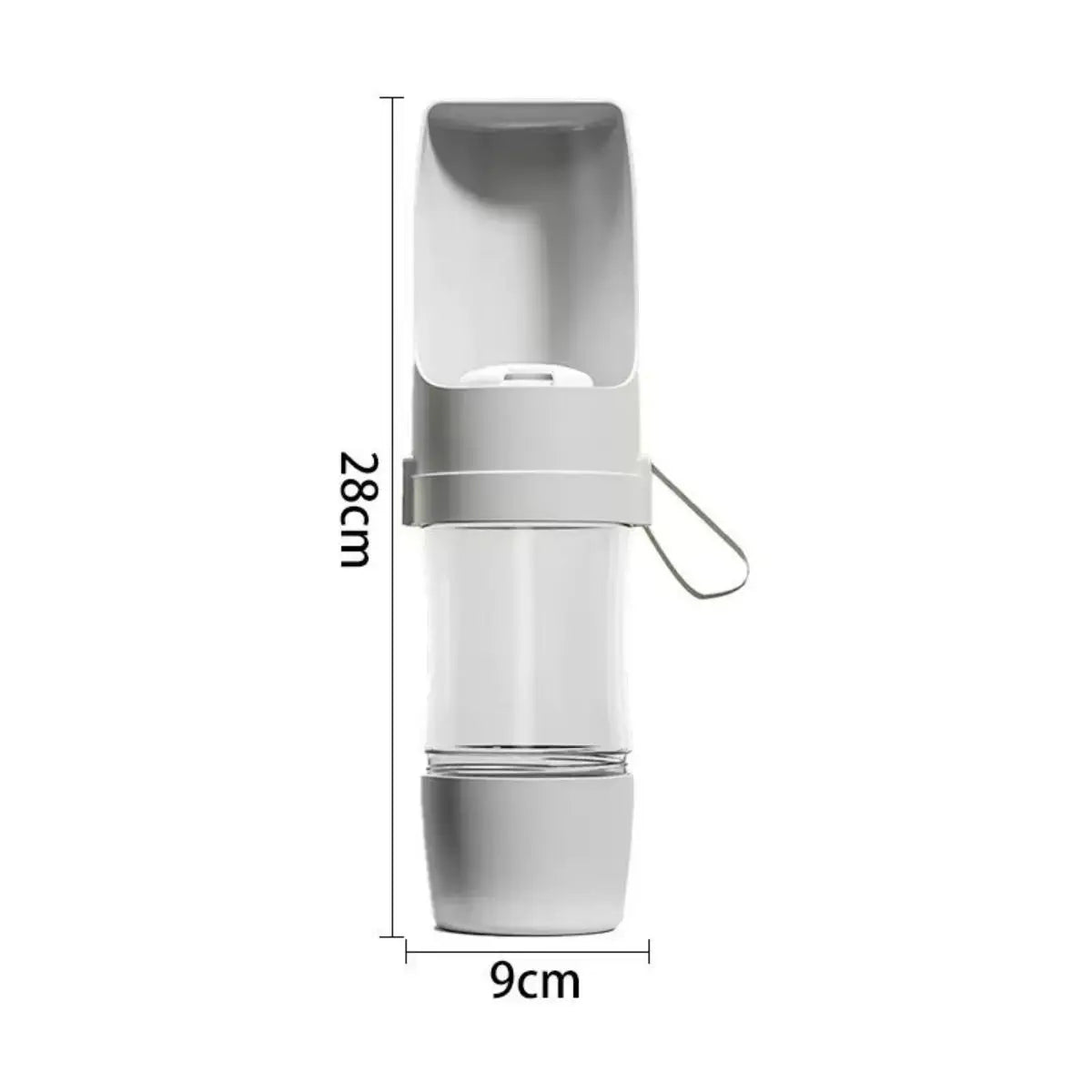 Portable Dog Cat Water Bottle with Storage for Food and Water Container.