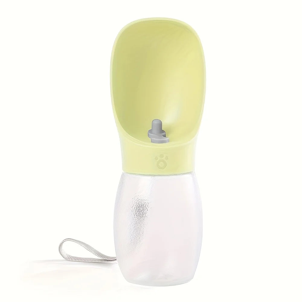 Portable water bottle for pet dogs when going out; Outdoor water container; Water drinking device for outdoor use