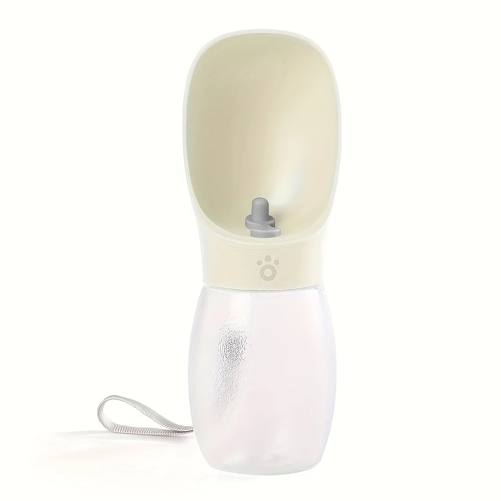 Portable water bottle for pet dogs when going out; Outdoor water container; Water drinking device for outdoor use