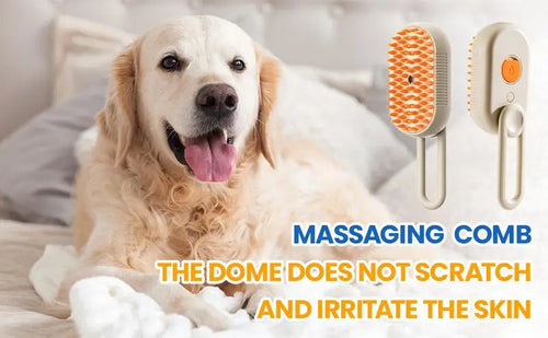 Pet Steam Brush for Cats And Dogs