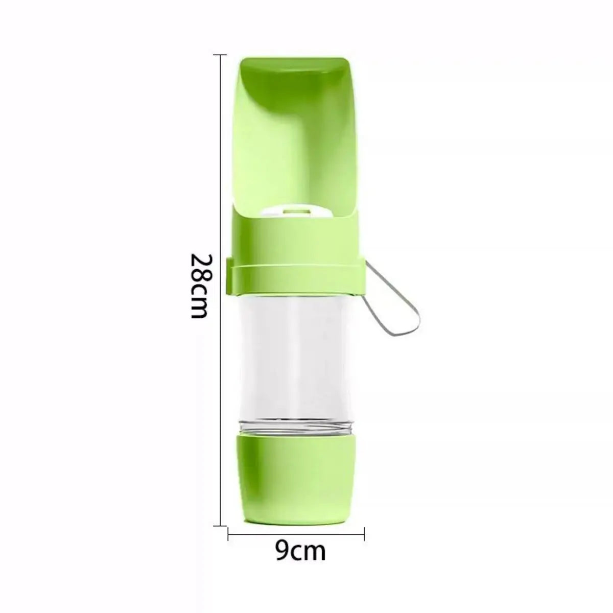 Portable Dog Cat Water Bottle with Storage for Food and Water Container.
