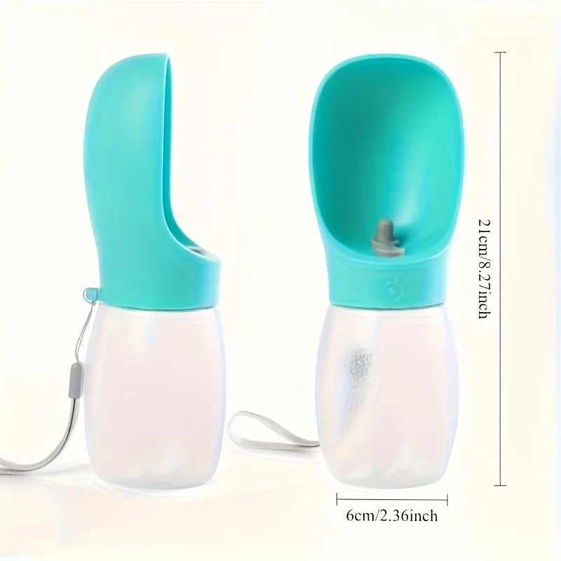Portable water bottle for pet dogs when going out; Outdoor water container; Water drinking device for outdoor use